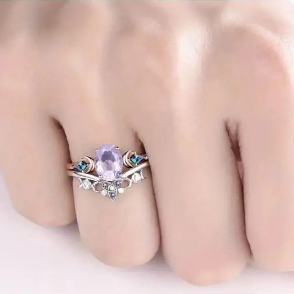 Exquisite vibrant boho ring sz 6